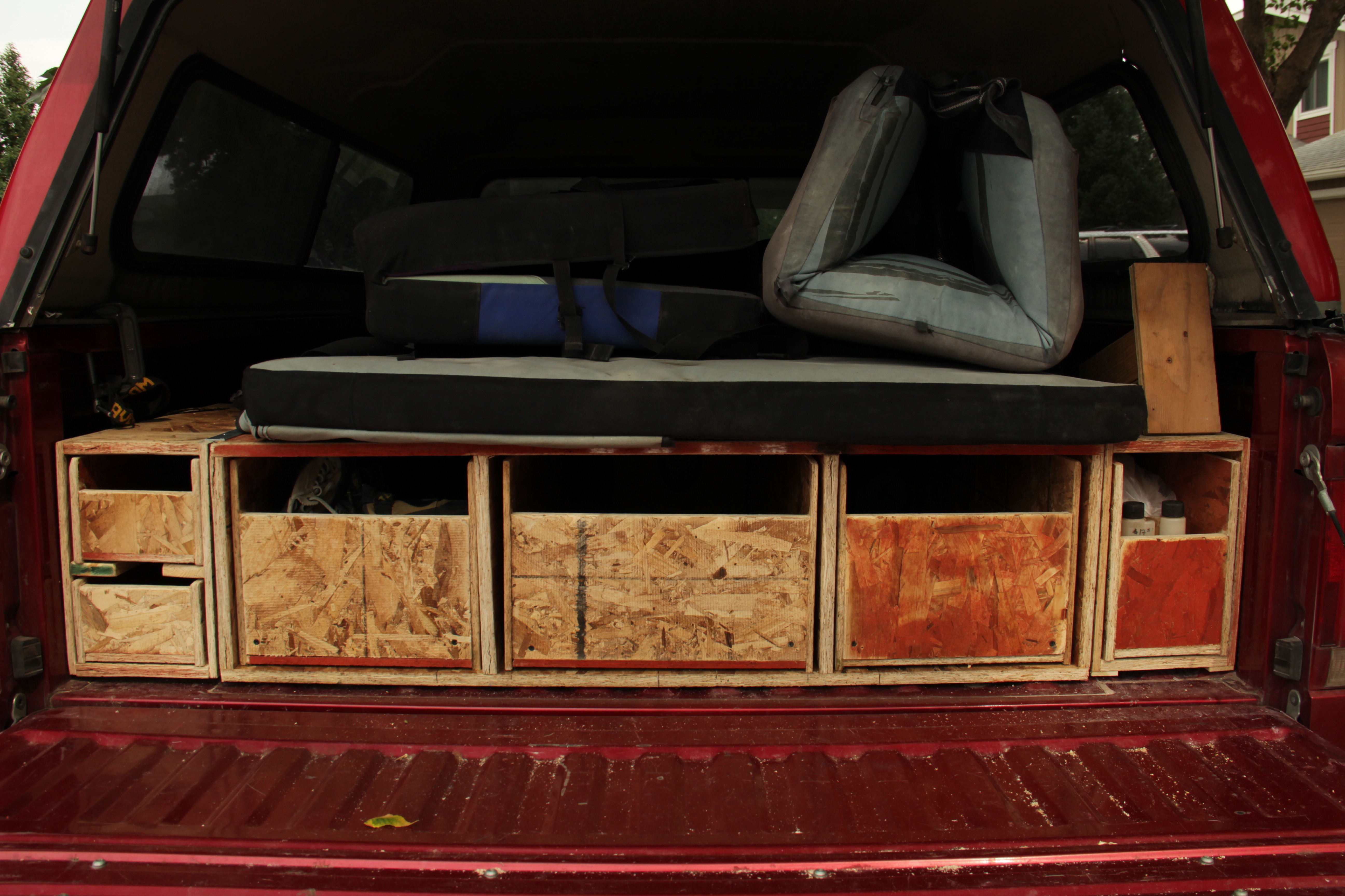Homemade Truck Bed Drawers